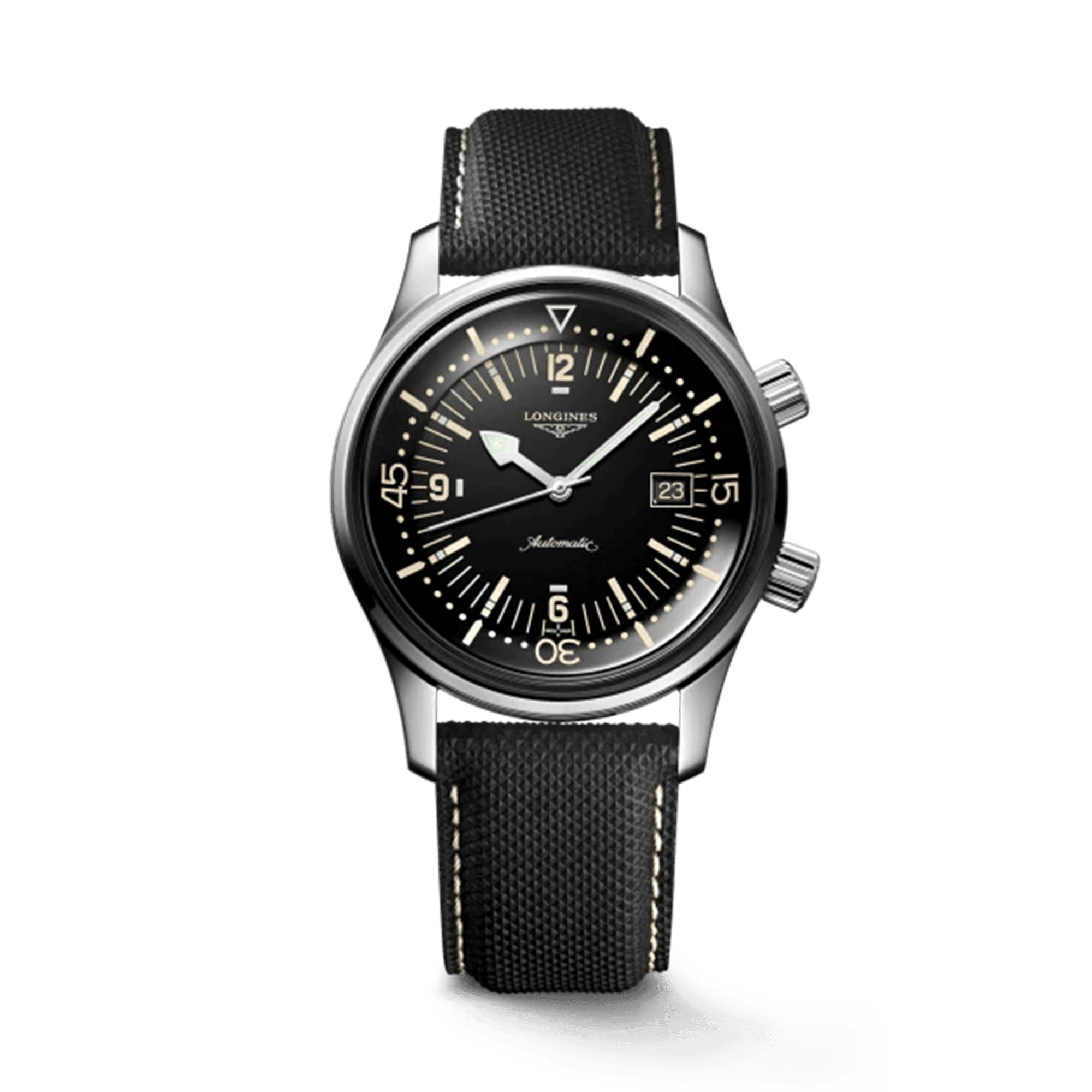 Longines Legend Heritage Men's 42mm Stainless Steel Automatic Watch L3.774.4.50.0 - Wallace Bishop