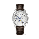 Longines Master Men's 40mm Stainless Steel Automatic Moon-phase Chronograph Watch L2.673.4.78.3 - Wallace Bishop