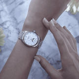 Longines Master Women's Stainless Steel 34mm Automatic Moon Phase Watch L2.409.4.87.6 - Wallace Bishop