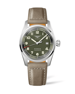 Longines Spirit Men's 40mm Stainless Steel Chronometer Watch L3.810.4.03.2 - Wallace Bishop
