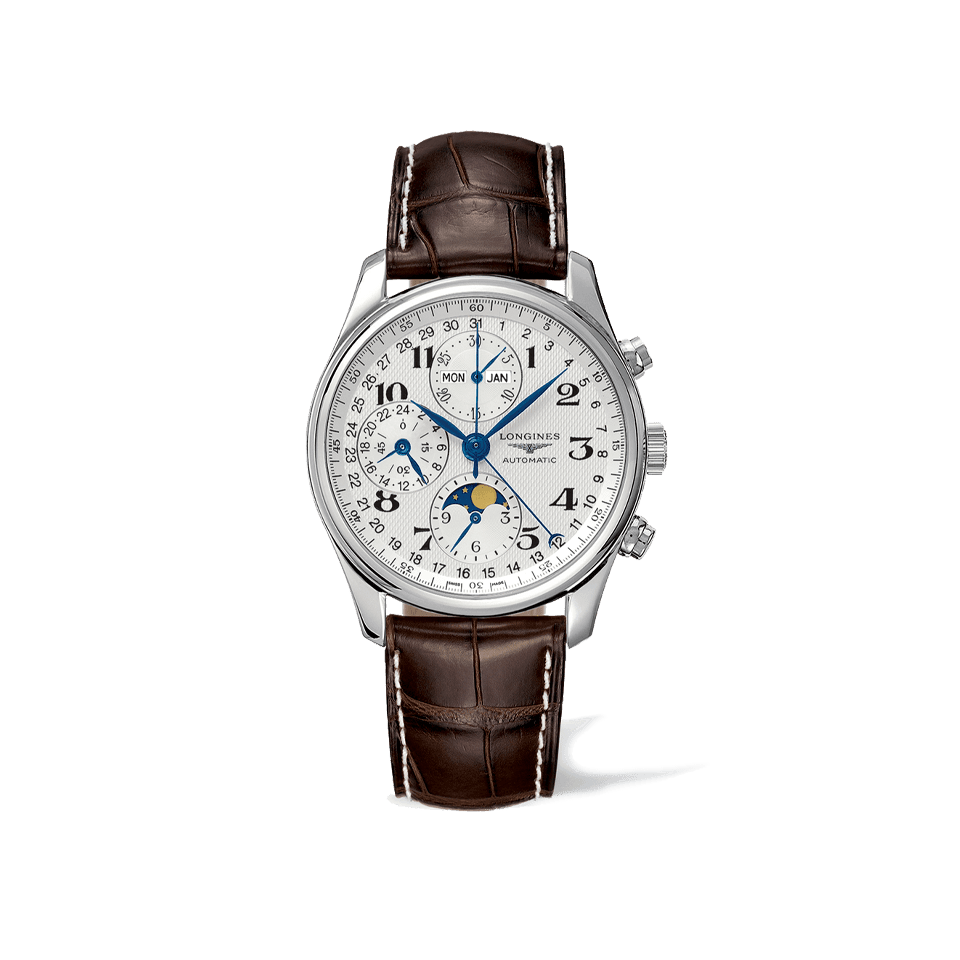 Longines Stainless Steel and Leather Heritage Men's 40mm Watch L2.673.4.78.5 - Wallace Bishop