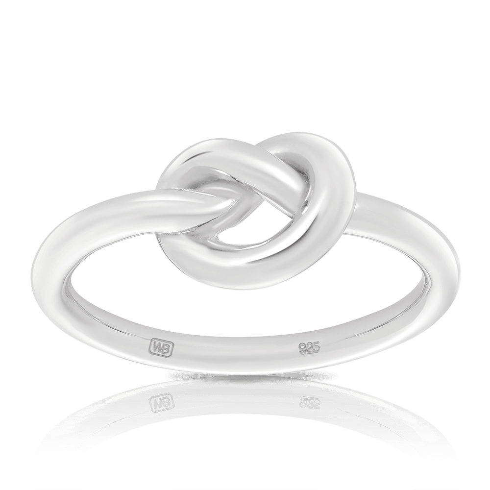 Love Knot Ring in Sterling Silver - Wallace Bishop