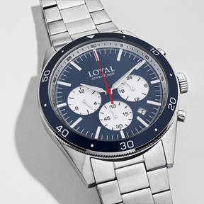 Loyal Adventurer Men's Stainless Steel Quartz Chronograph Watch - Wallace Bishop