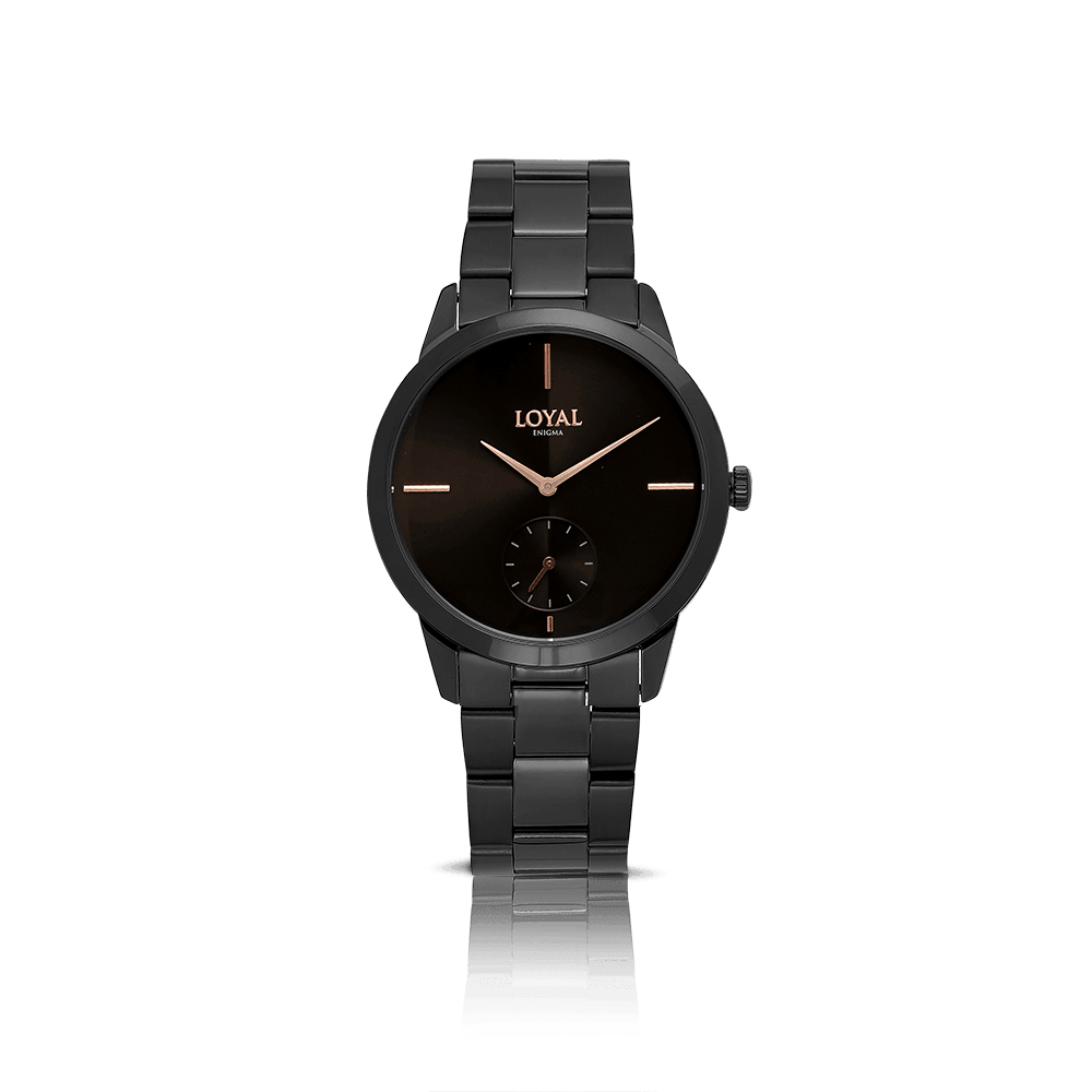 Loyal Enigma Ladies Black PVD Dressx Watch - Wallace Bishop