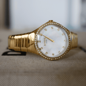 Loyal Enigma Women's 33mm Gold PVD Quartz Watch - Wallace Bishop