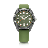 Loyal Men's Adventurer Black PVD Quartz Sport Watch Green Dial - Wallace Bishop