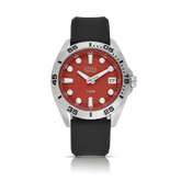 Loyal Men's Adventurer Stainless Steel Quartz Sport Watch Red Dial - Wallace Bishop