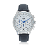 Loyal Men's Enigma Stainless Steel Quartz Chronograph Dress Watch White Dial - Wallace Bishop