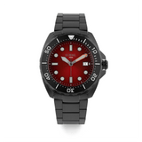 Loyal Scuba Diver Men's 44mm Black and Steel Quartz Watch - Wallace Bishop