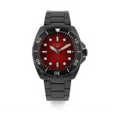Loyal Scuba Diver Men's 44mm Black and Steel Quartz Watch - Wallace Bishop