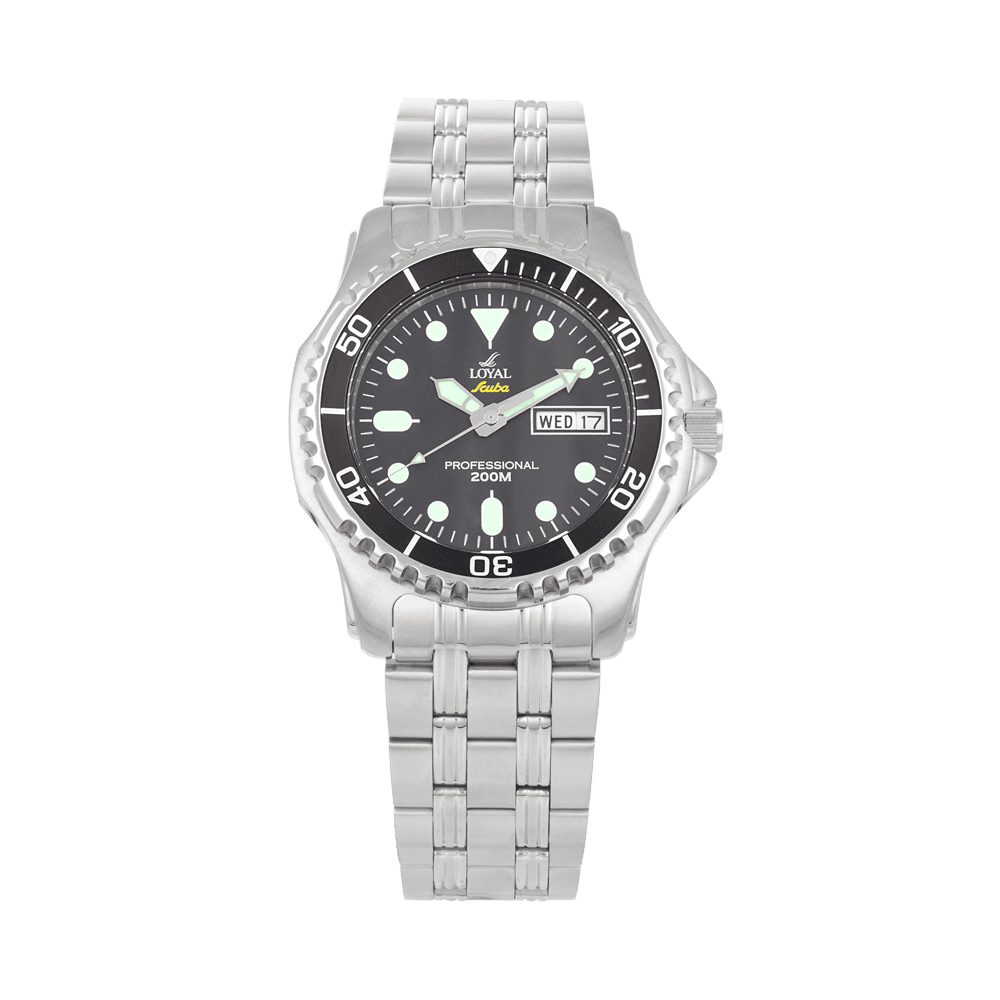 Loyal Scuba Men's Stainless Steel Quartz Watch - Wallace Bishop