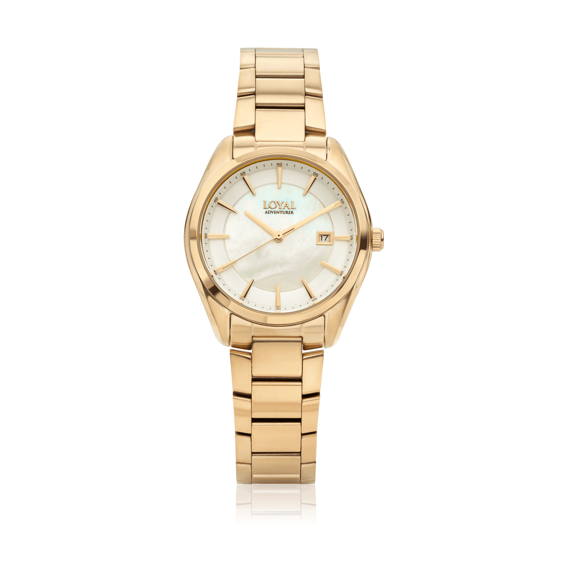 Loyal Women's Adventurer Gold PVD Quartz Sport Watch Mother-Of-Pearl Dial - Wallace Bishop