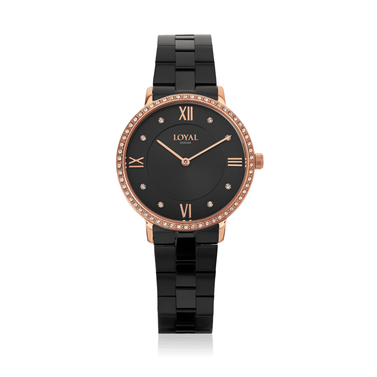 Loyal Women's Enigma Black PVD Quartz Dress Watch Black Dial - Wallace Bishop