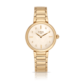 Loyal Women's Enigma Gold PVD Quartz Dress Watch Mother-Of-Pearl Dial - Wallace Bishop