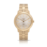 Loyal Women's Enigma Gold PVD Quartz Dress Watch Silver Dial - Wallace Bishop