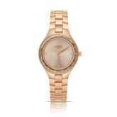 Loyal Women's Enigma Rose PVD Champagne Dial Quartz Dress Watch - Wallace Bishop