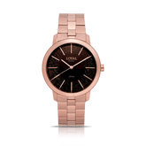 Loyal Women's Enigma Rose PVD Quartz Dress Watch Grey Dial - Wallace Bishop