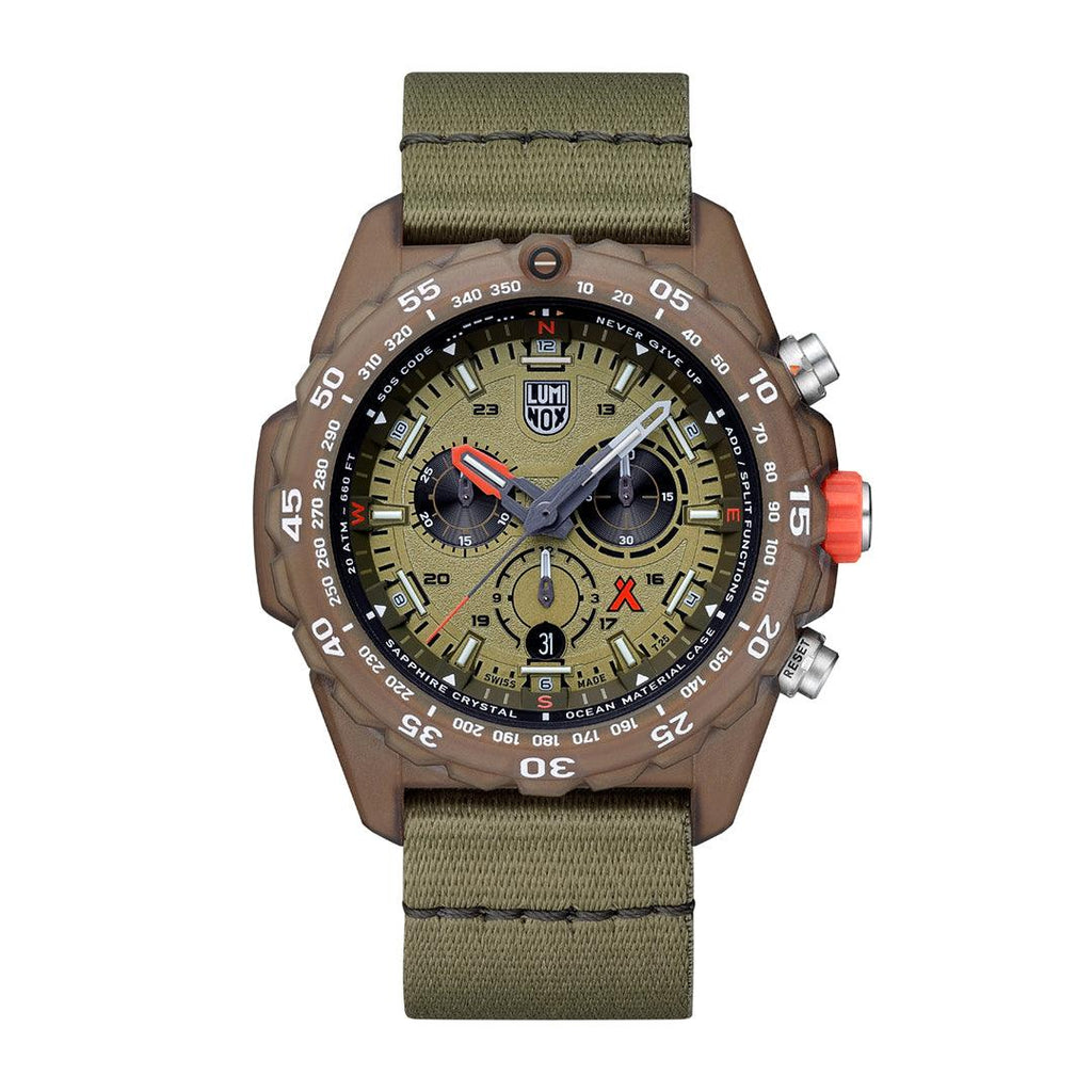 Luminox Bear Grylls MASTER x #Tide ECO 45mm Chronograph Watch XB