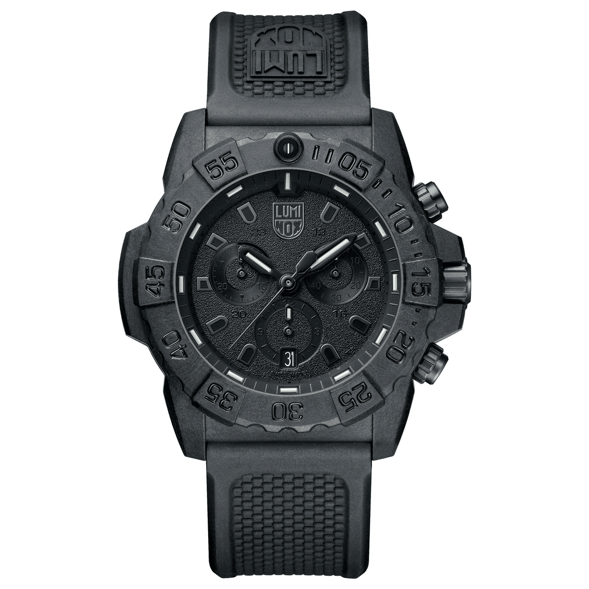 Luminox Men's 45mm Black PVD Quartz Chronograph Watch XS.3581.BO - Wallace Bishop