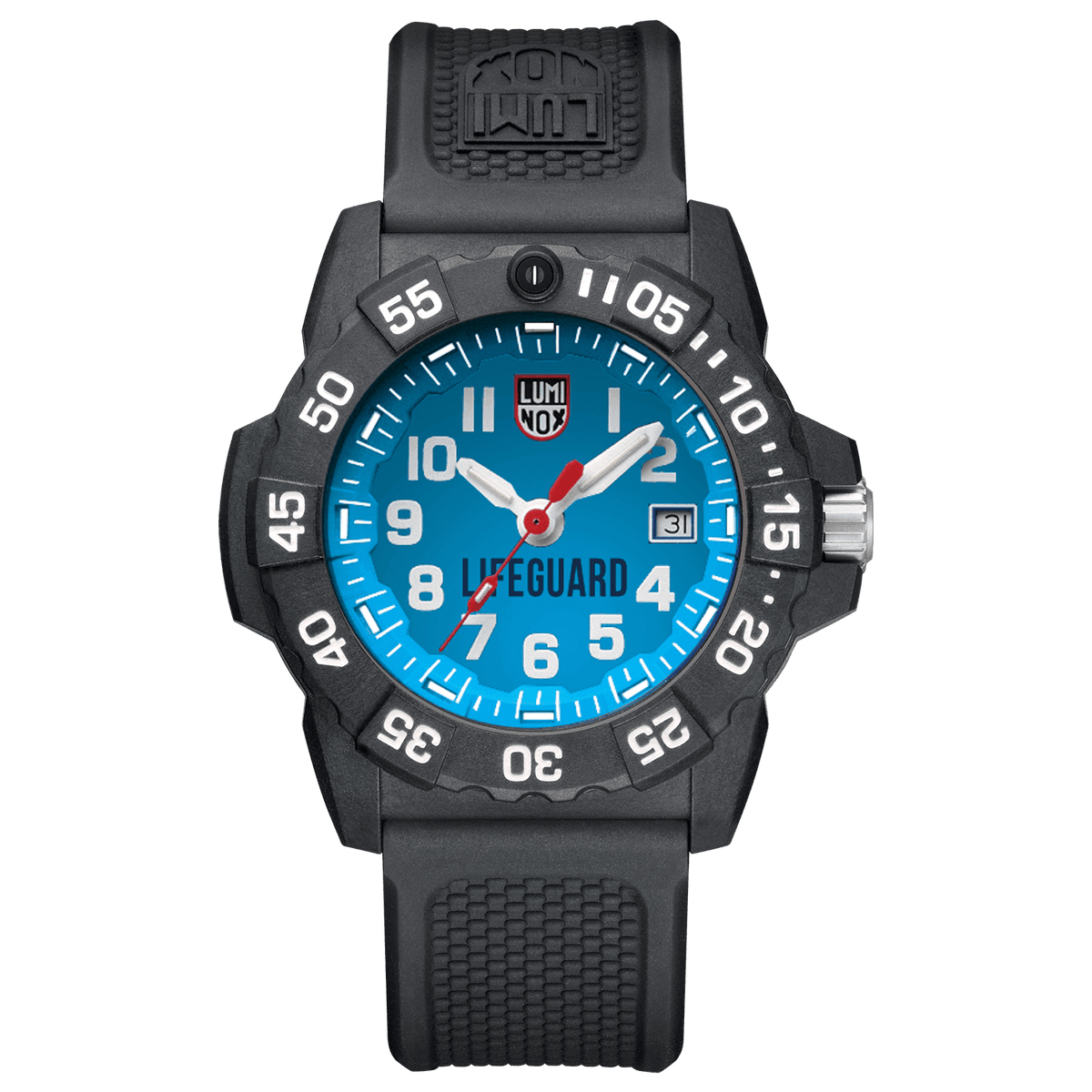 Luminox Men's Black PVD Quartz Sport Watch Blue Dial - Wallace Bishop