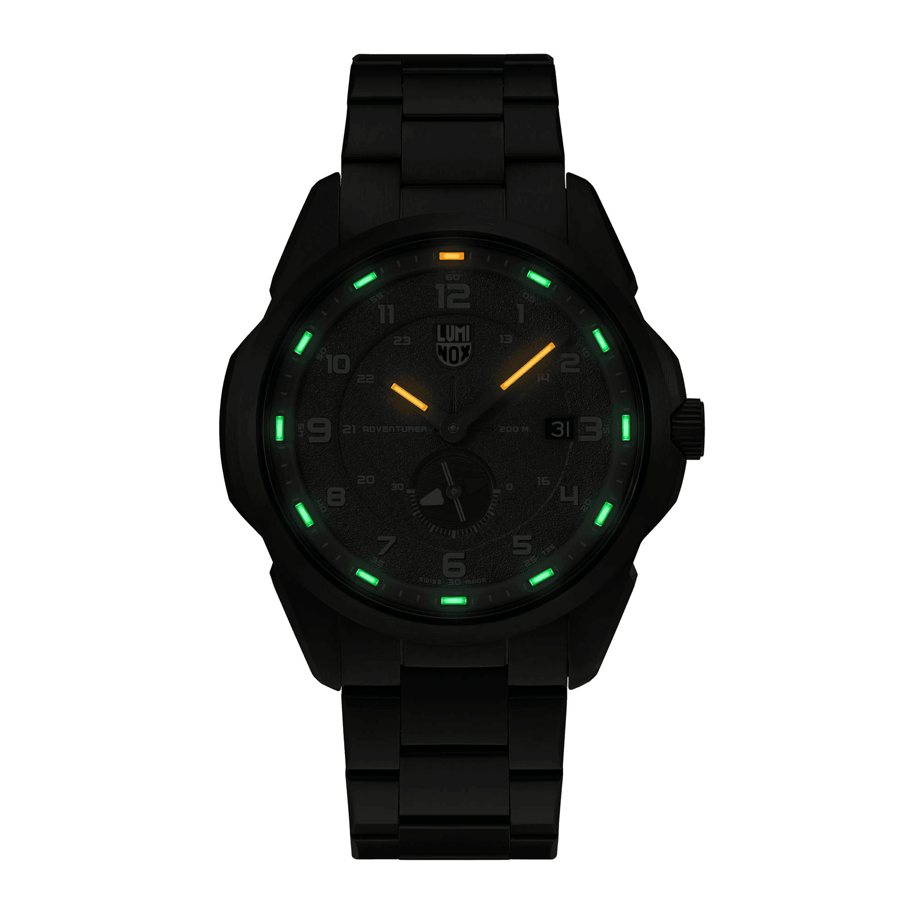 Luminox Men's Plated Quartz Sport Watch Green Dial - Wallace Bishop