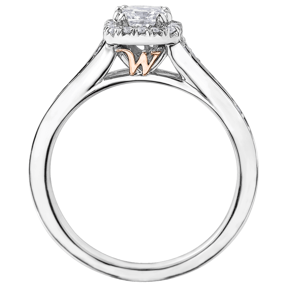 Engagement ring online with initials