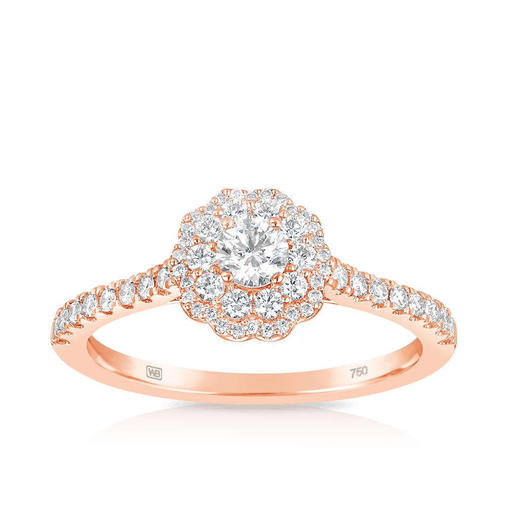Maple Leaf Diamonds™ Pink Passion Diamond Engagement Ring TDW 0.50ct - Wallace Bishop