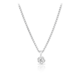 Maple Leaf Diamonds™ Winds Embrace Diamond Pendant in 18ct White Gold - Wallace Bishop