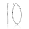 Medium Twist Hoops in Sterling Silver - Wallace Bishop