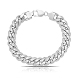 Men's 23cm Curb Bracelet in Sterling Silver - Wallace Bishop