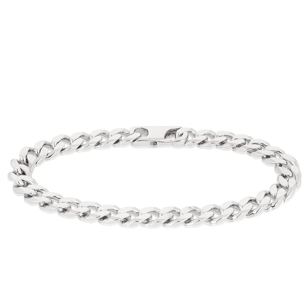 Men's Silver Bracelets - Curb, ID & More | Shop Online Australia