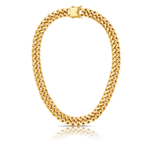 Men's Curb Polished Chain in 9ct Yellow Gold - Wallace Bishop