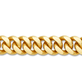 Men's Curb Polished Chain in 9ct Yellow Gold - Wallace Bishop