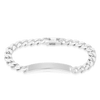 Men's ID Curb Bracelet in Sterling Silver - Wallace Bishop