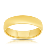 Men's Plain Wedding Band in 9ct Yellow Gold - Wallace Bishop