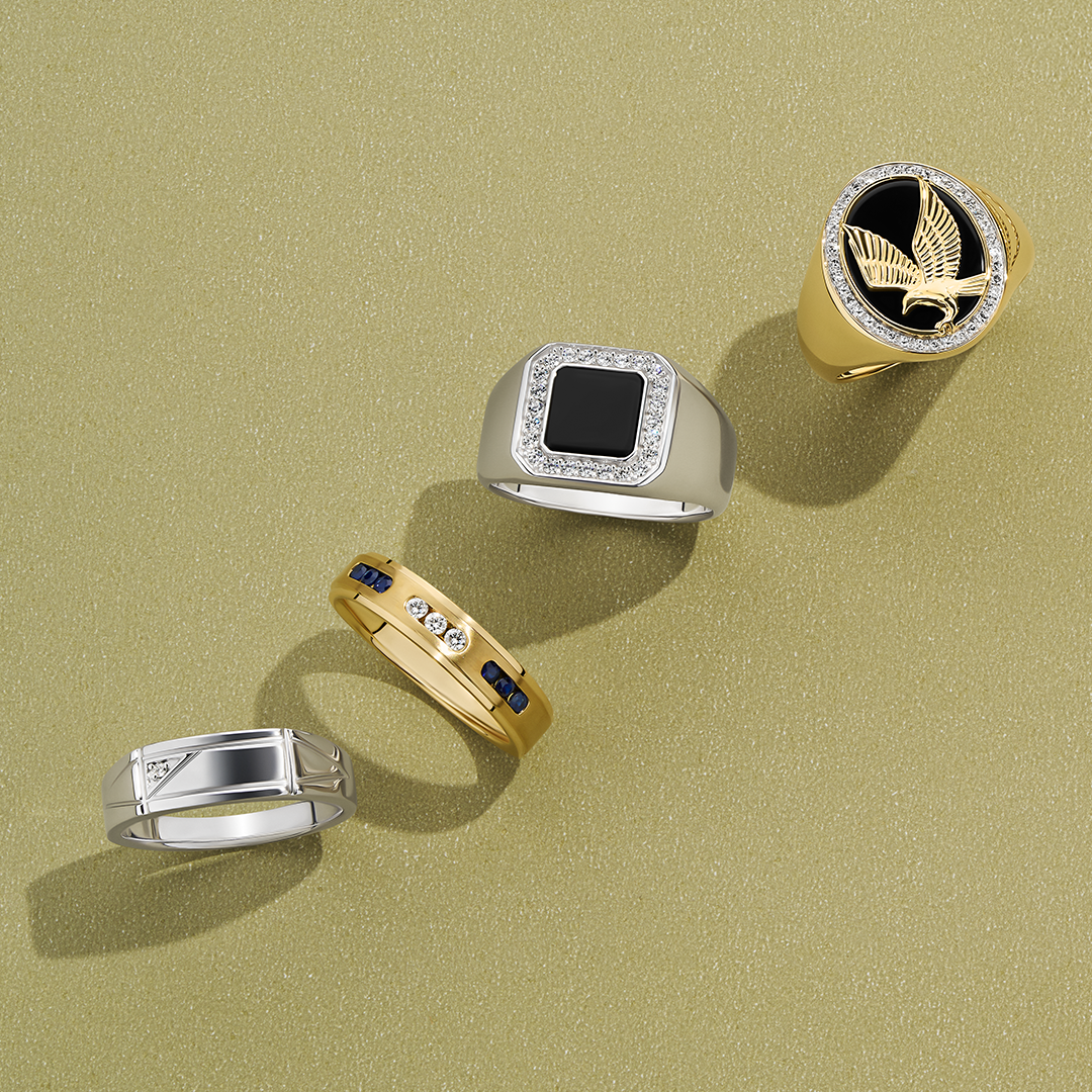 Sapphire & Diamond Ring in 9ct Yellow Gold