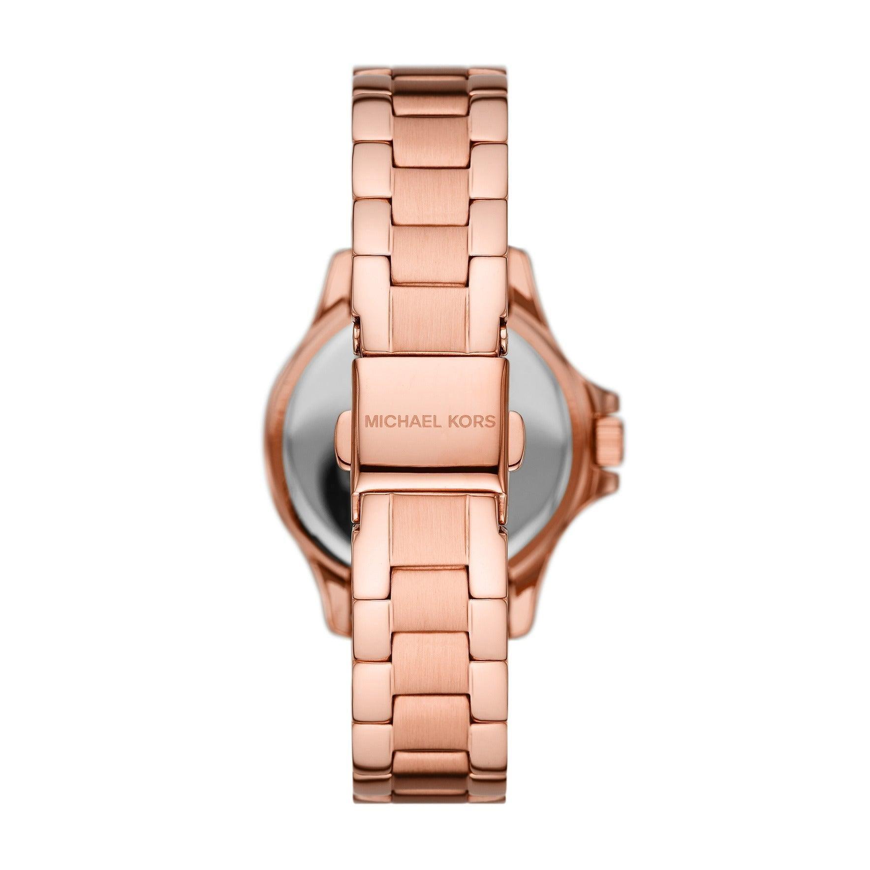 Michael Kors Kenly Women's 33mm Rose PVD Quartz Watch MK6956 - Wallace Bishop