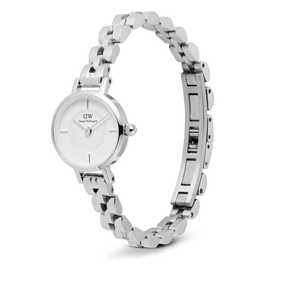 Daniel Wellington Petite Mini Arch 3-link White Silver