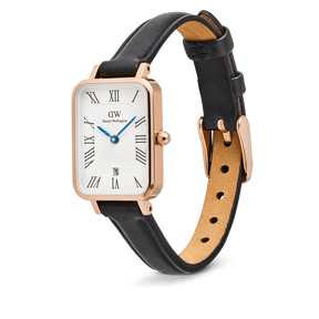 Daniel Wellington Quadro Roman Numerals Date Sheffield Rose Gold
