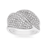 Multistone New York Collection Diamond Dress Ring in 18ct White Gold - Wallace Bishop