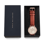 Daniel Wellington Classic Day Display St Mawes Rose Gold Champagne Watch