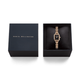 Daniel Wellington Quadro Mini Arch 3-link Onyx Sunray Rose Gold
