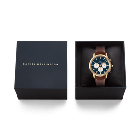 Daniel Wellington Iconic Chronograph St Mawes Arctic Panda Gold