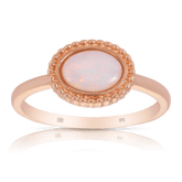 Opal Oval Ring in 9ct Rose Gold - Wallace Bishop