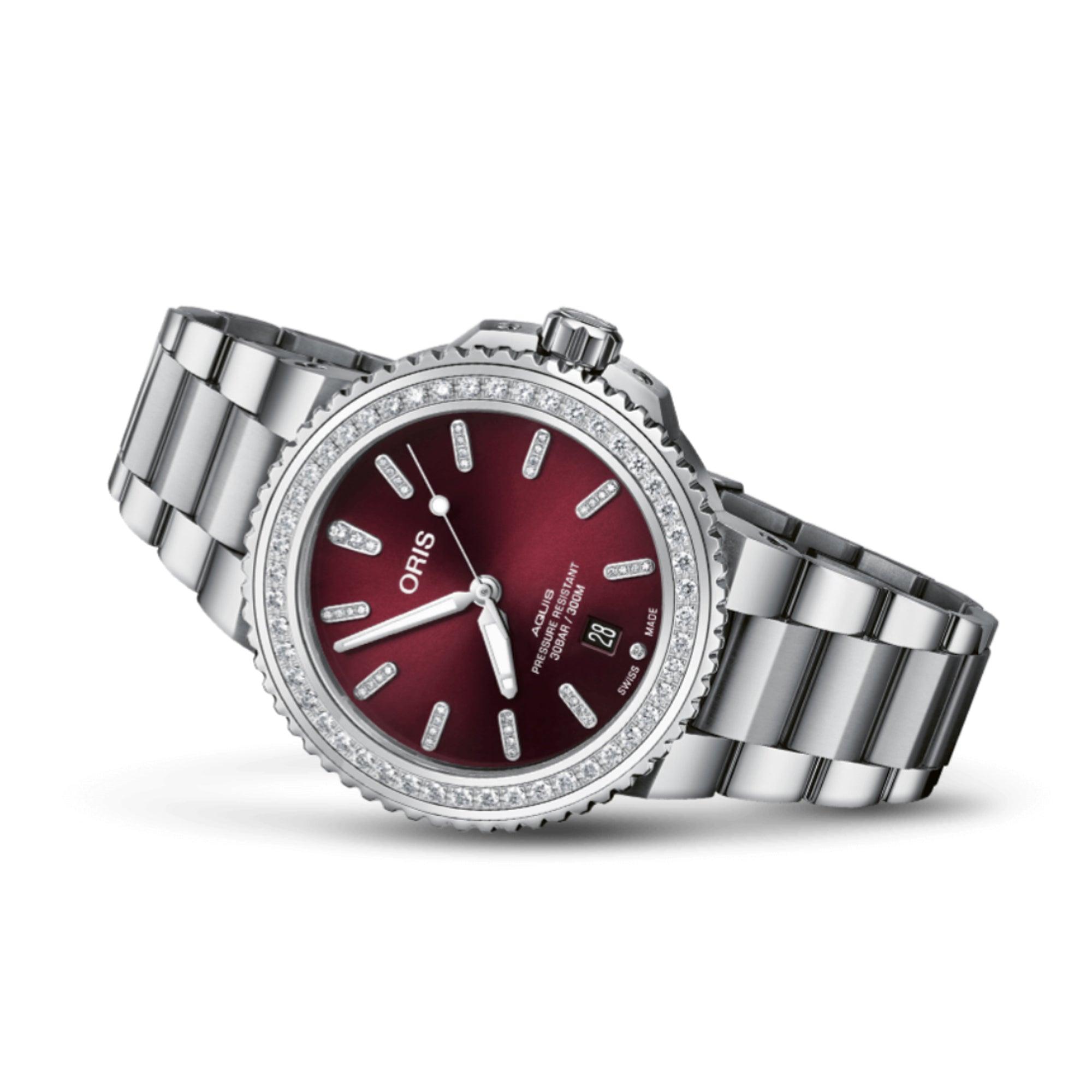 Oris Aquis Date Relief 41.50mm Automatic Watch 733 7766 4998MB - Wallace Bishop