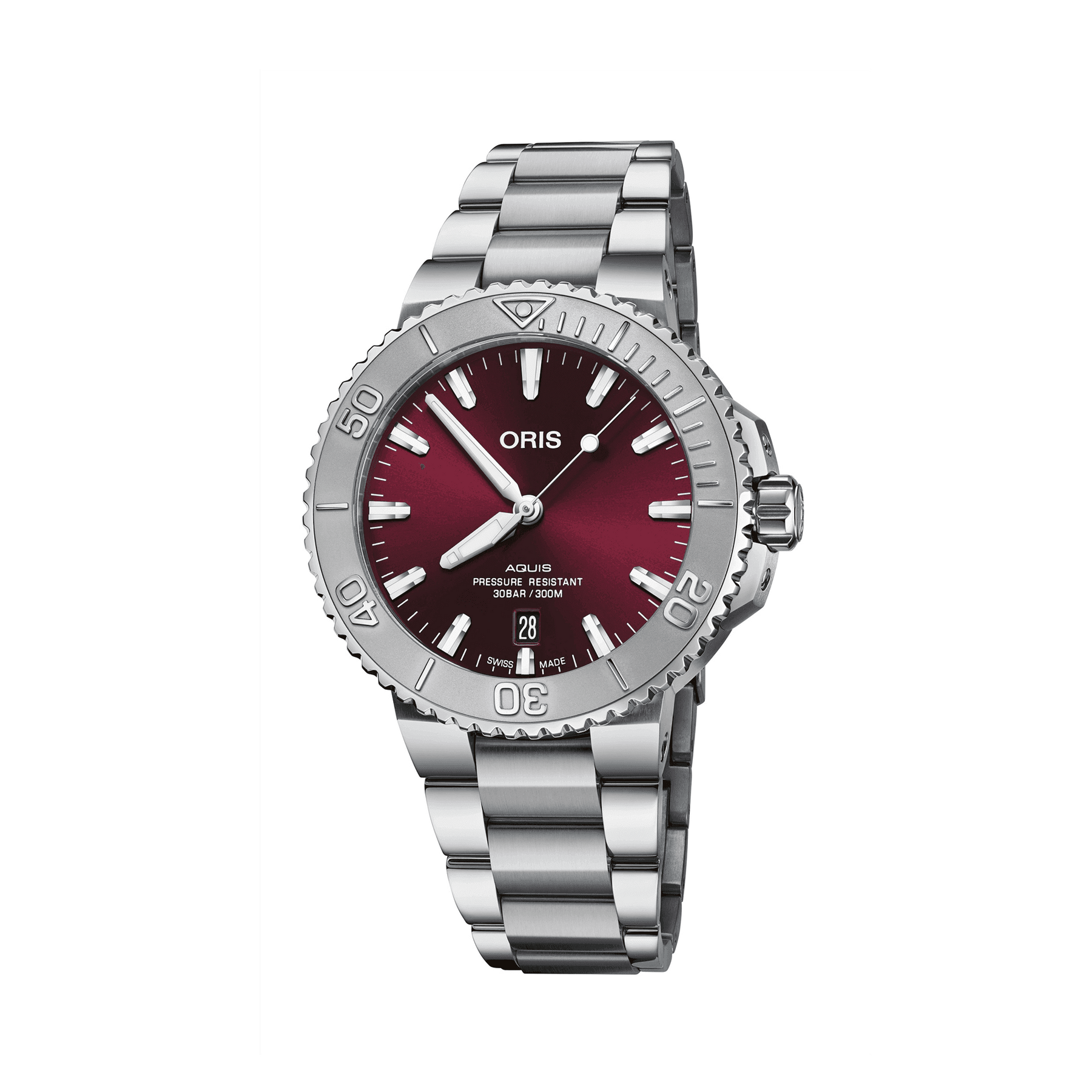 Oris Aquis Men's 41.5mm Stainless Steel Automatic Watch 733 7766 4158 MB - Wallace Bishop