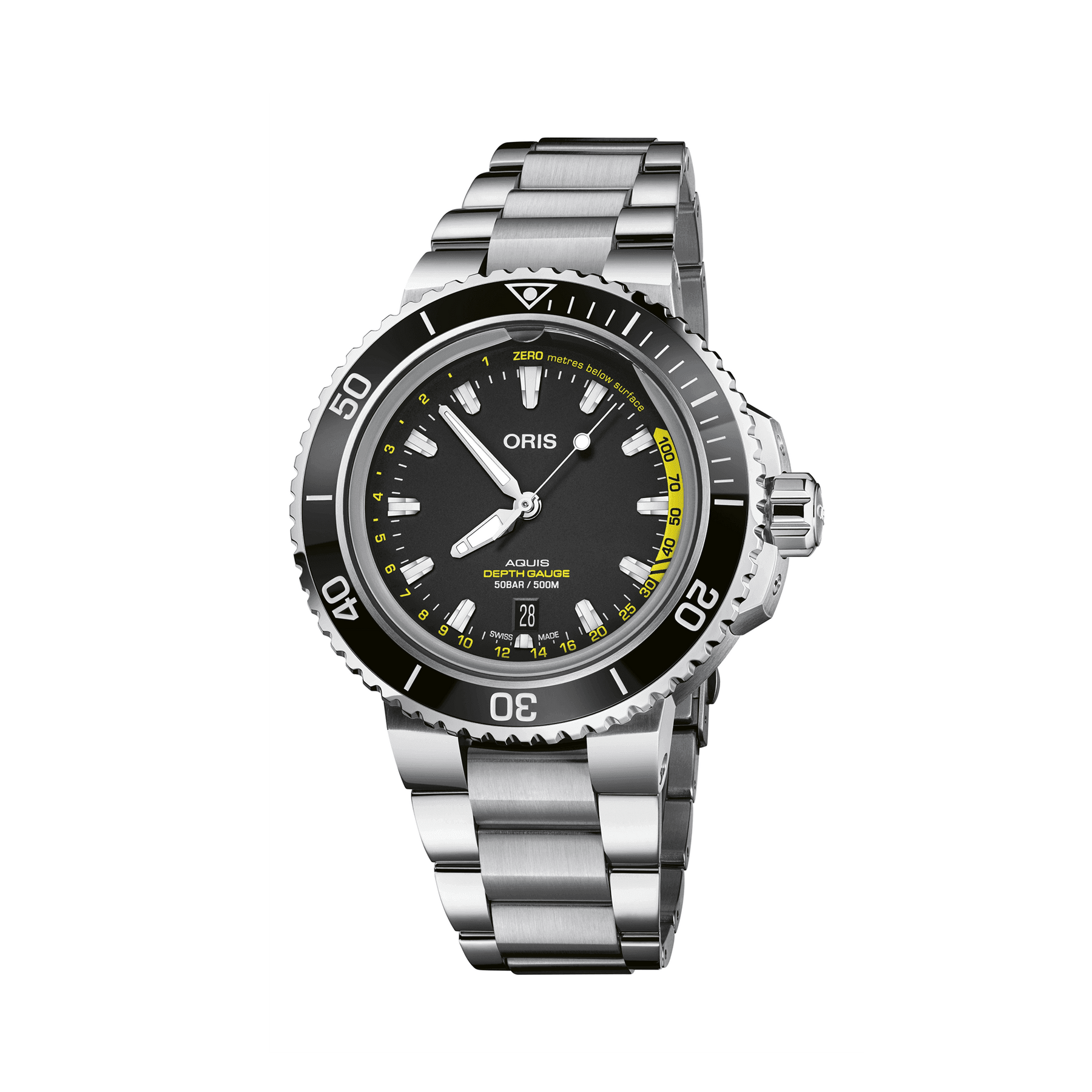 Oris Aquis Men's 45.8mm Stainless Steel Automatic Watch 733 7755 4154 SET - Wallace Bishop