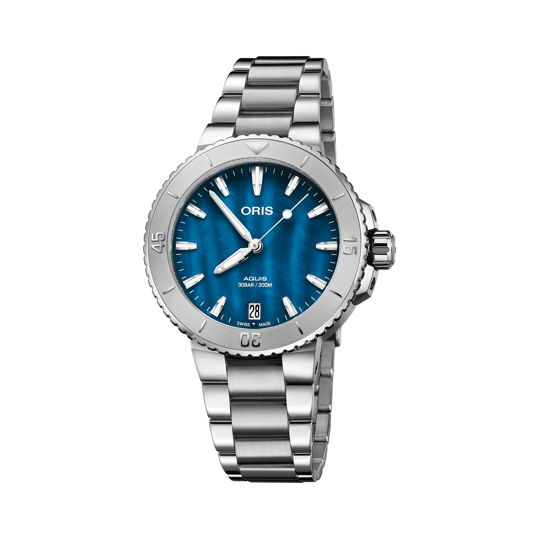 Oris Aquis Women s 36.5mm Stainless Steel Automatic Watch 733 7770