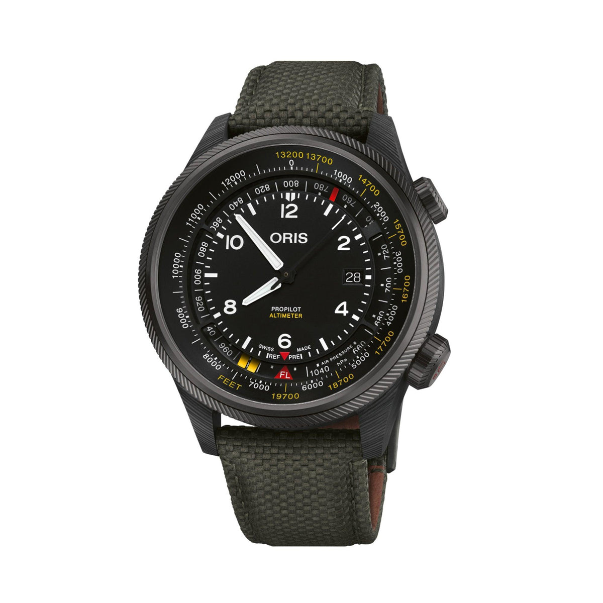 Oris Propilot Altimeter 47mm Automatic Watch 793 7775 8734TS - Wallace Bishop