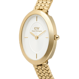 Daniel Wellington Juliette Braided Mesh White Sunray Gold